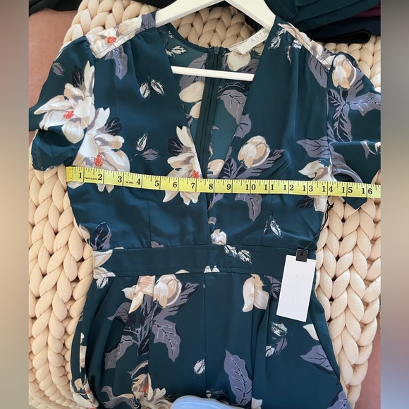 ASTR The Label - Teal Multi Floral Romper - Picture 8 of 10
